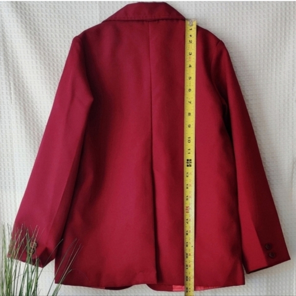 Vintage Boys Burgundy Red 3 Piece Formal Outfit Set  Size 12 - Picture 11 of 12